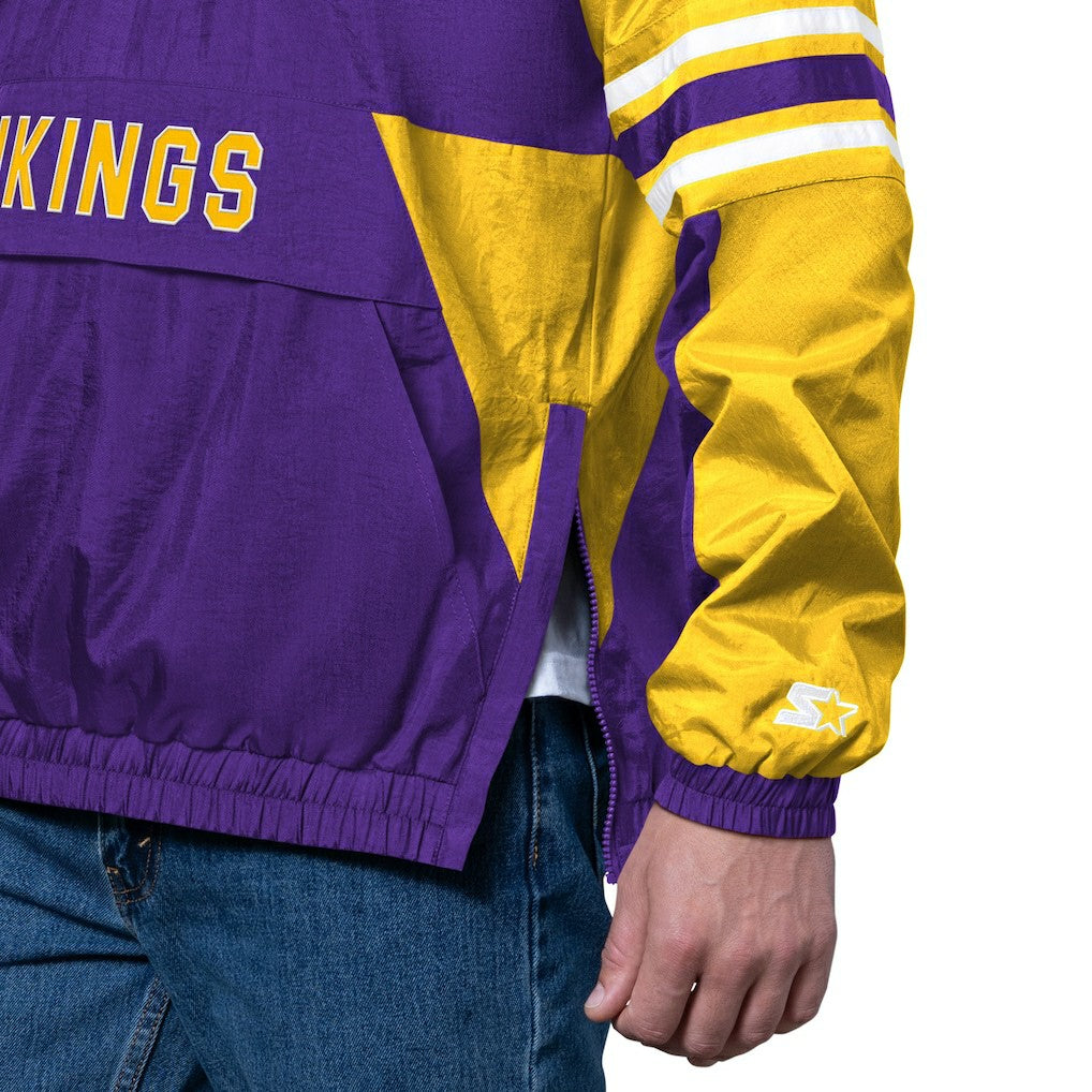 Minnesota Vikings Starter Prospect Half-Zip Pullover - Purple - NFL