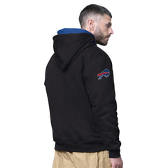 Buffalo Bills Starter Big Shot Full-Zip Double Hoodie - Black - NFL