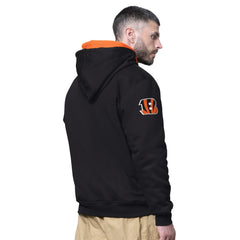 Cincinnati Bengals Starter Big Shot Full-Zip Double Hoodie - Black - NFL