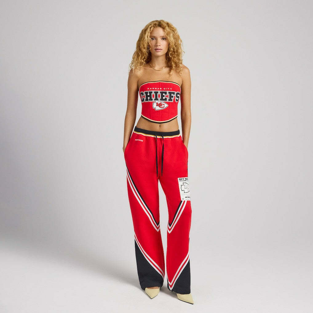 Kansas City Chiefs Off Season x NFL Women's Fleece Corset - Red - NFL