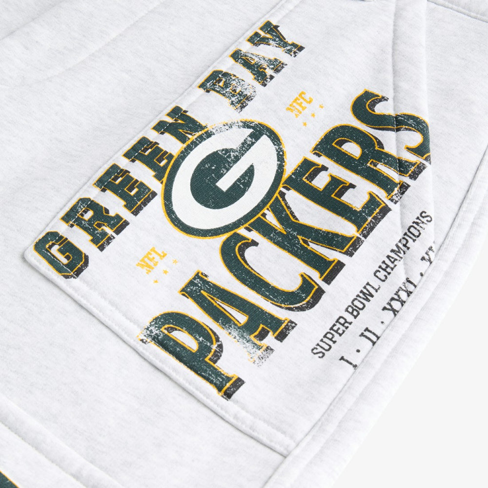 Green Bay Packers Off Season x NFL Women's Fleece Cargo Shorts - Heather Gray - NFL