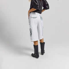 Philadelphia Eagles Off Season x NFL Women's Fleece Cargo Shorts - Heather Gray - NFL