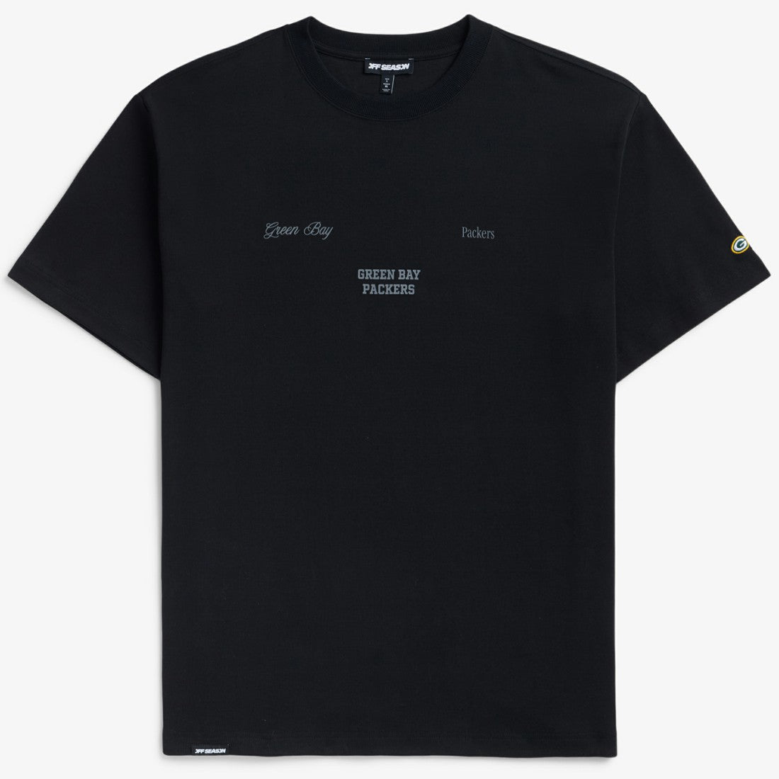 Green Bay Packers Off Season x NFL Unisex Graphic T-Shirt - Black - NFL