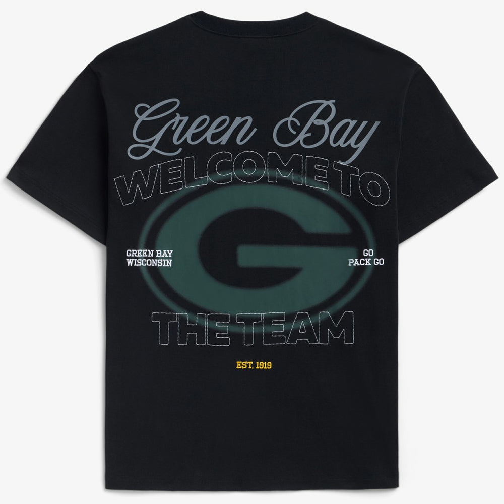 Green Bay Packers Off Season x NFL Unisex Graphic T-Shirt - Black - NFL