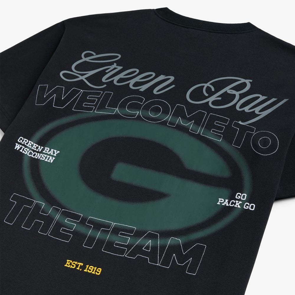 Green Bay Packers Off Season x NFL Unisex Graphic T-Shirt - Black - NFL