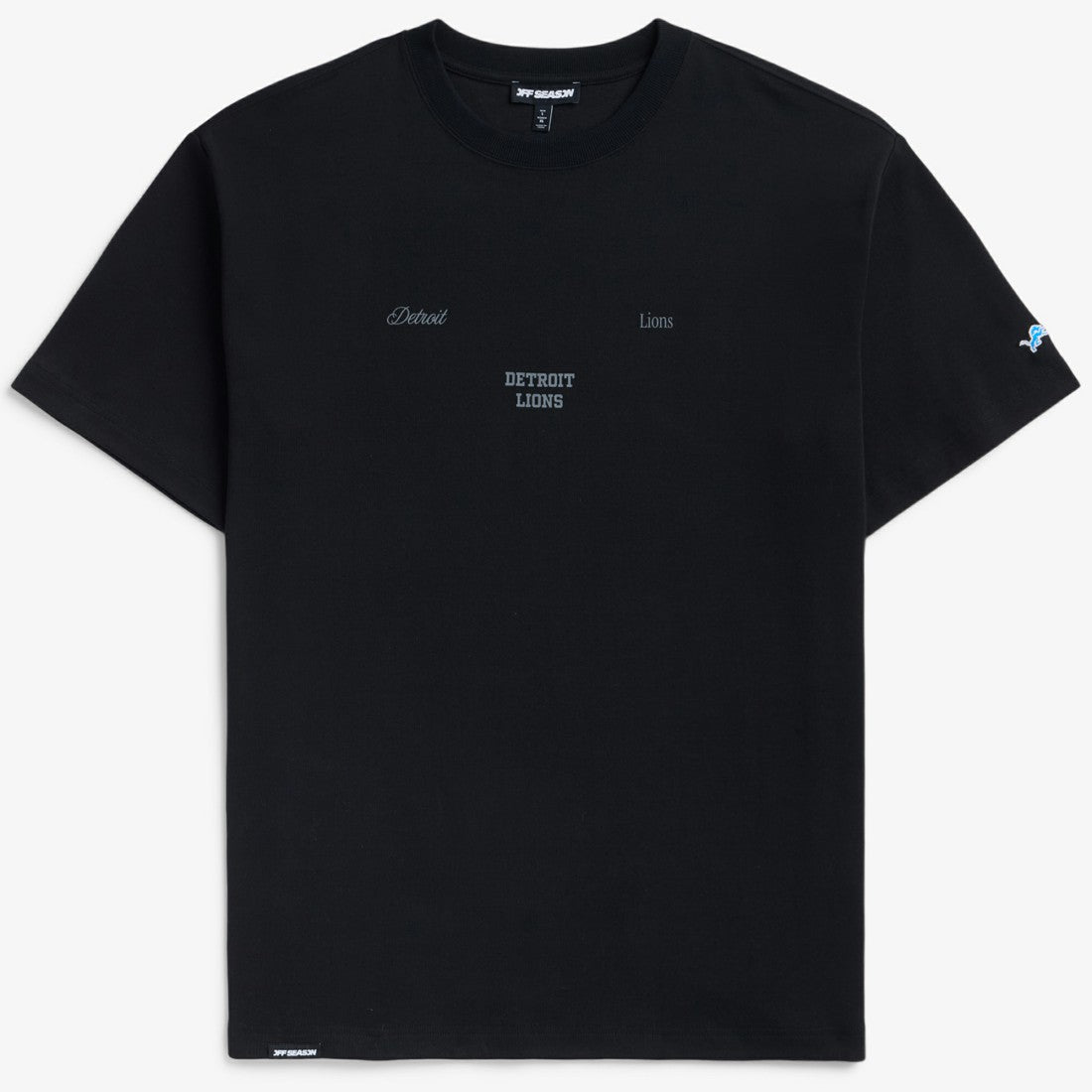 Detroit Lions Off Season x NFL Unisex Graphic T-Shirt - Black - NFL