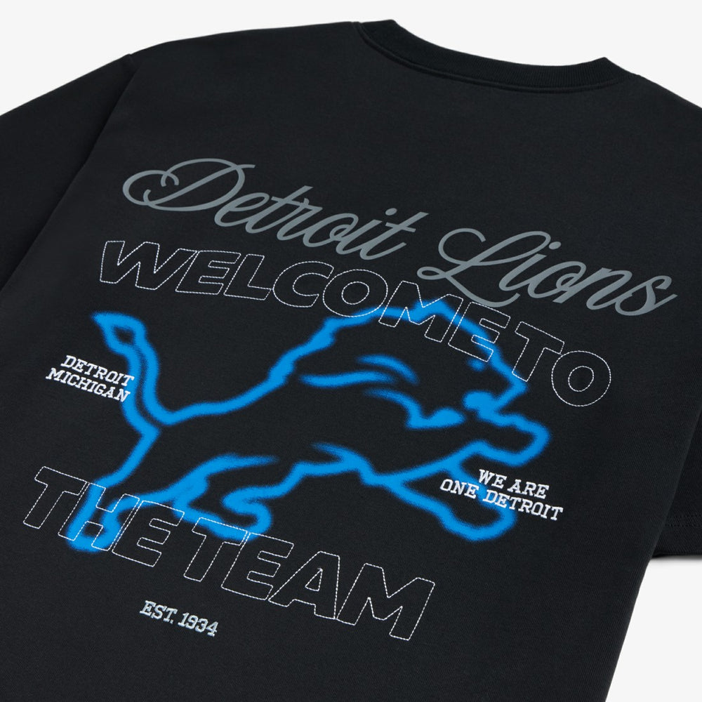 Detroit Lions Off Season x NFL Unisex Graphic T-Shirt - Black - NFL
