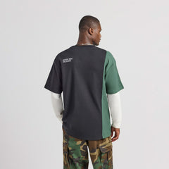 Green Bay Packers Off Season x NFL Unisex Spliced T-Shirt - Black - NFL