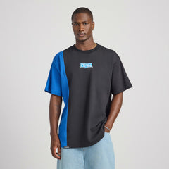 Detroit Lions Off Season x NFL Unisex Spliced T-Shirt - Black - NFL