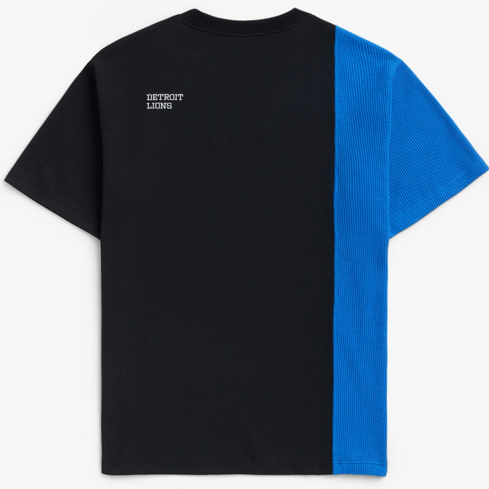Detroit Lions Off Season x NFL Unisex Spliced T-Shirt - Black - NFL