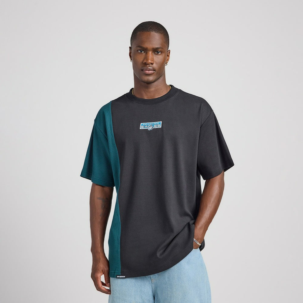 Philadelphia Eagles Off Season x NFL Unisex Spliced T-Shirt - Black - NFL