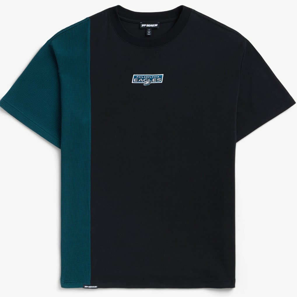 Philadelphia Eagles Off Season x NFL Unisex Spliced T-Shirt - Black - NFL