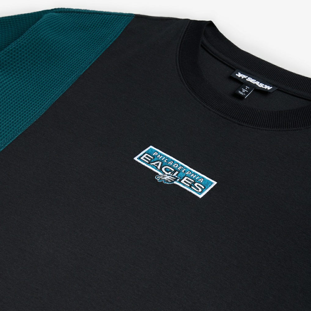 Philadelphia Eagles Off Season x NFL Unisex Spliced T-Shirt - Black - NFL