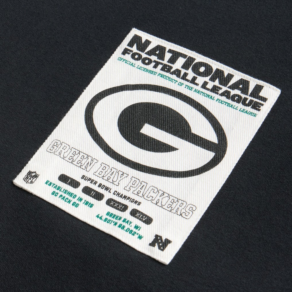 Green Bay Packers Off Season x NFL Unisex Fleece Sweatshirt - Black - NFL