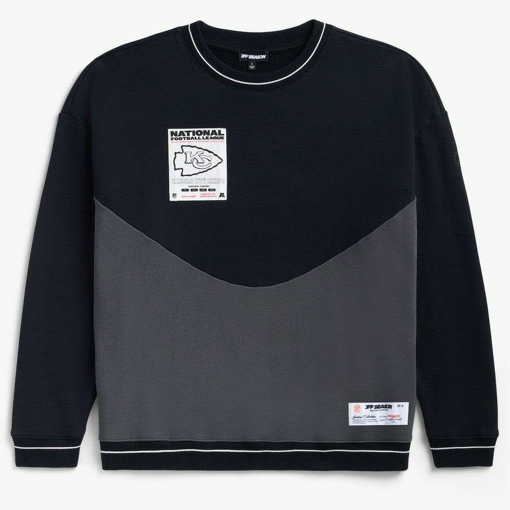 Kansas City Chiefs Off Season x NFL Unisex Fleece Sweatshirt - Black - NFL