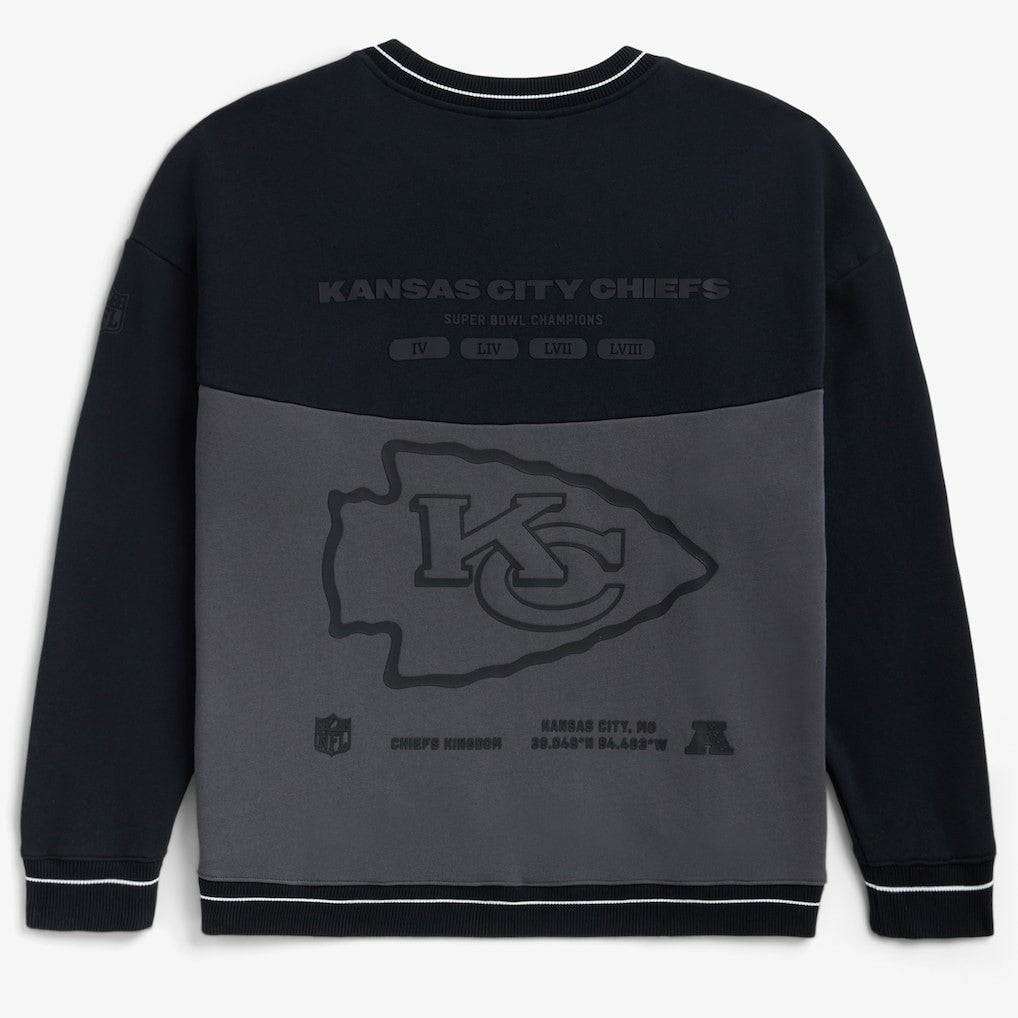 Kansas City Chiefs Off Season x NFL Unisex Fleece Sweatshirt - Black - NFL