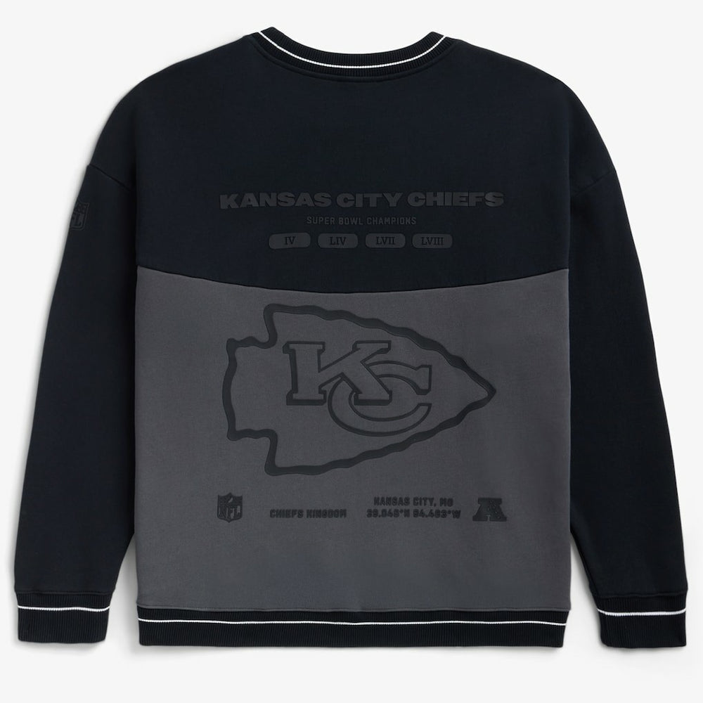 Kansas City Chiefs Off Season x NFL Unisex Fleece Sweatshirt - Black - NFL