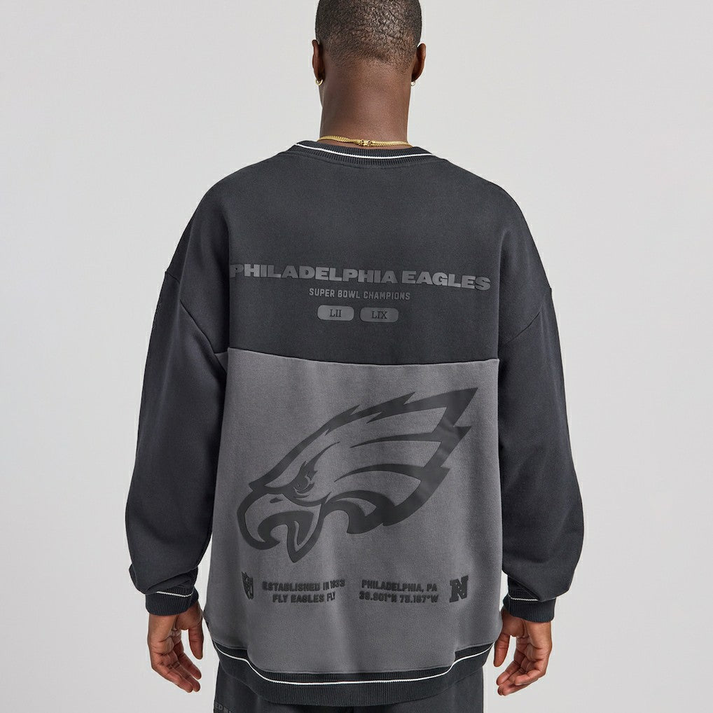 Philadelphia Eagles Off Season x NFL Unisex Fleece Sweatshirt - Black - NFL