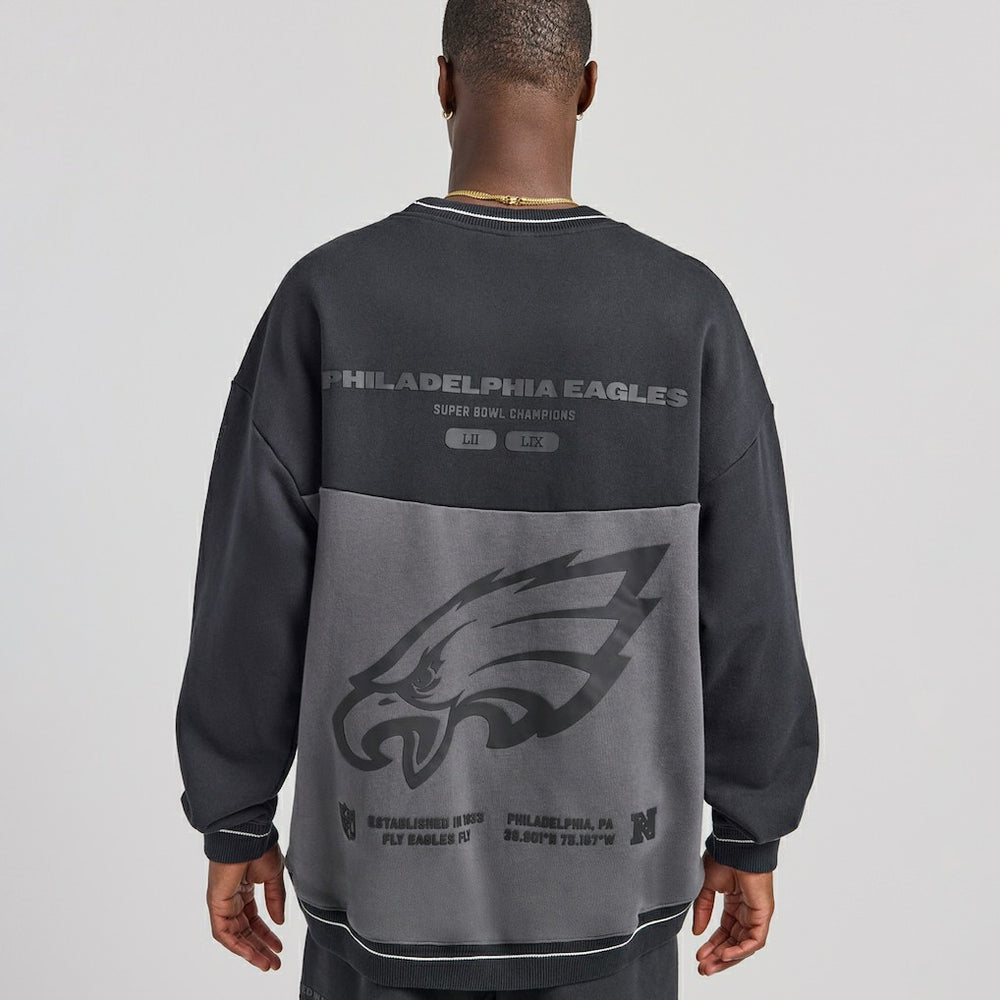Philadelphia Eagles Off Season x NFL Unisex Fleece Sweatshirt - Black - NFL