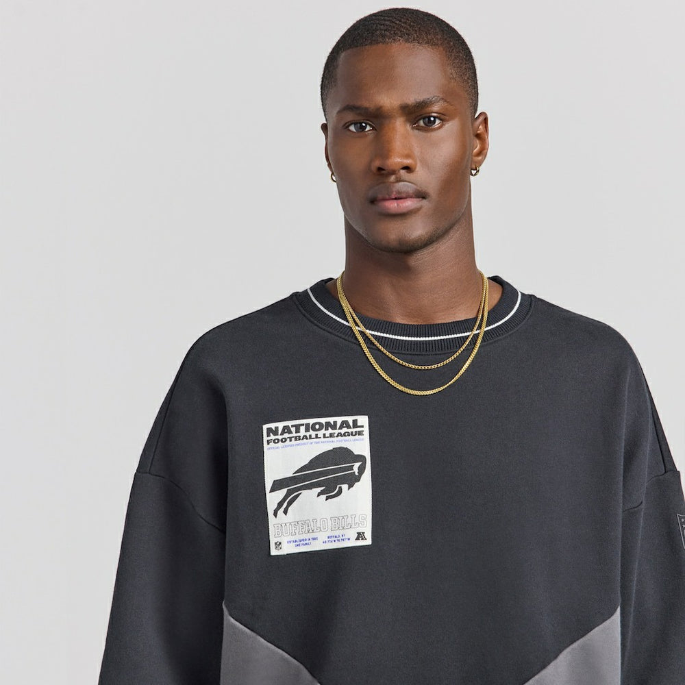Buffalo Bills Off Season x NFL Unisex Fleece Sweatshirt - Black - NFL