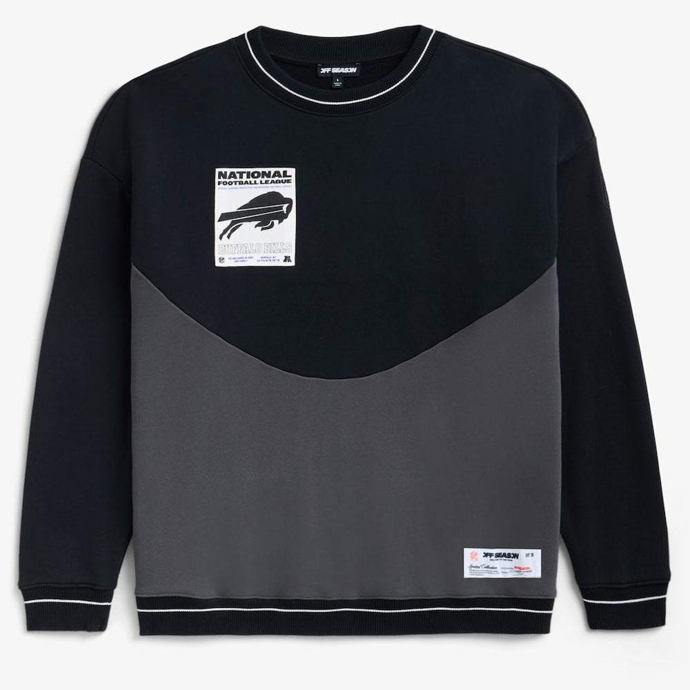 Buffalo Bills Off Season x NFL Unisex Fleece Sweatshirt - Black - NFL