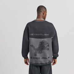Detroit Lions Off Season x NFL Unisex Fleece Sweatshirt - Black - NFL