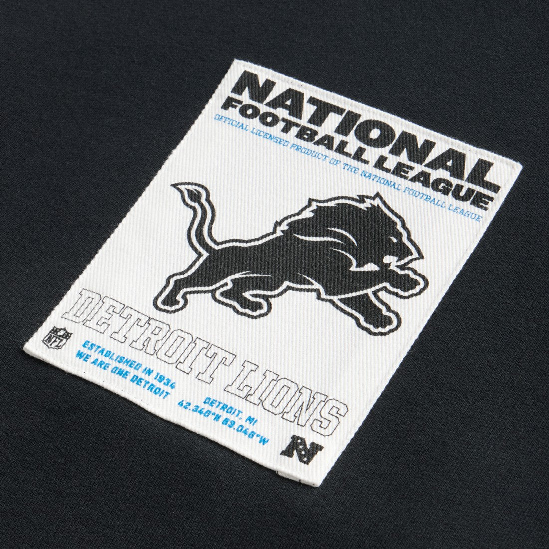 Detroit Lions Off Season x NFL Unisex Fleece Sweatshirt - Black - NFL