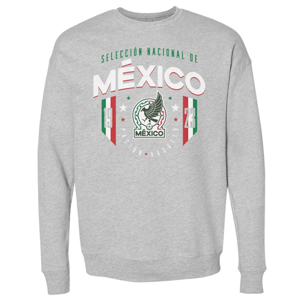 Mexico National Team 500 Level 1923 Pullover Sweatshirt Heather Gray