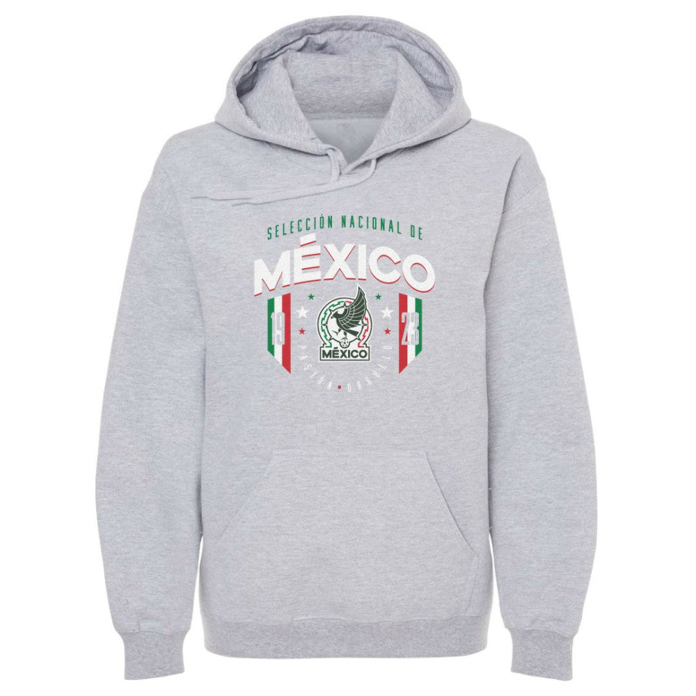 Mexico National Team 500 Level 1923 Pullover Hoodie Gray