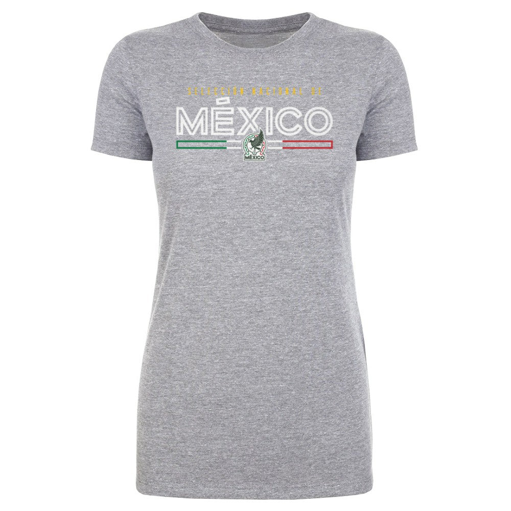 Mexico National Team 500 Level Women's Inline T-Shirt Heather Gray