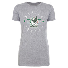 Mexico National Team 500 Level Women's Futbol T-Shirt Heather Gray
