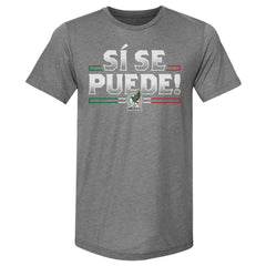 Mexico National Team 500 Level Si Se Puede Premium Tri-Blend T-Shirt Gray