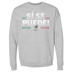 Mexico National Team 500 Level Si Se Puede Pullover Sweatshirt Heather Gray