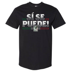 Mexico National Team 500 Level Si Se Puede Heavyweight T-Shirt Black