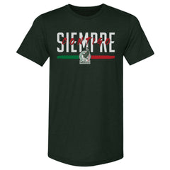 Mexico National Team 500 Level Siempre Contigo Premium Tri-Blend T-Shirt Dark Green