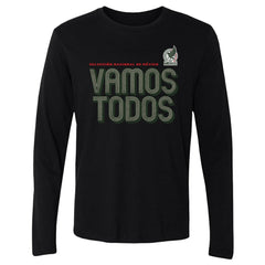 Mexico National Team 500 Level Vamos Todos Inline Bold Long Sleeve T-Shirt Black