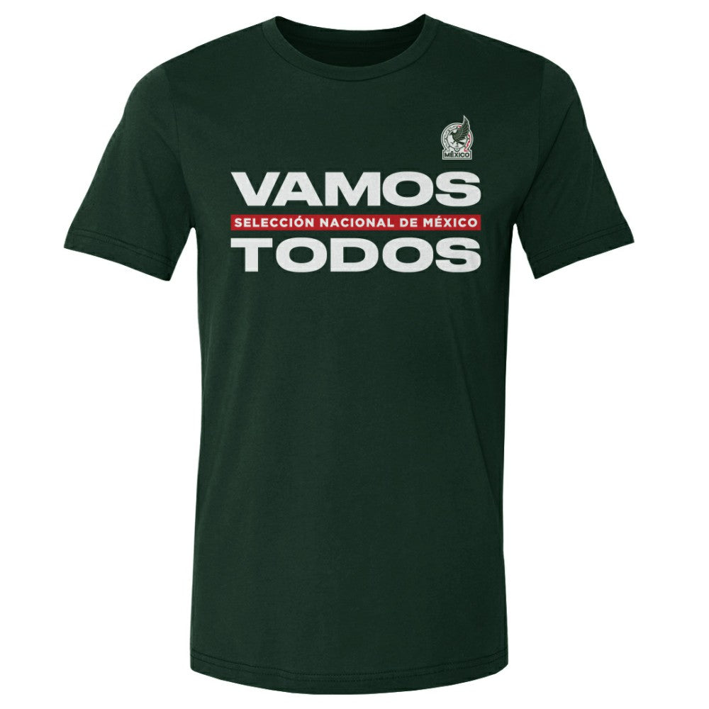 Mexico National Team 500 Level Vamos Todos Cotton T-Shirt Forest Green