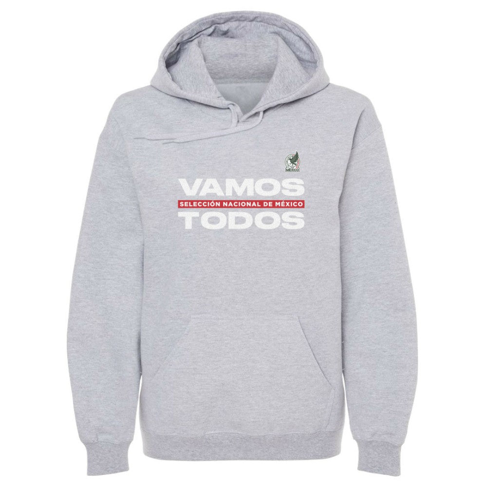 Mexico National Team 500 Level Vamos Todos Pullover Hoodie Gray