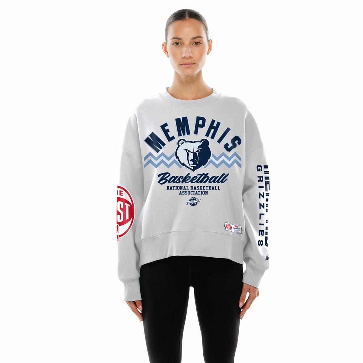 New Era Memphis Grizzlies Women's 2025/26 City Edition Sweatshirt White