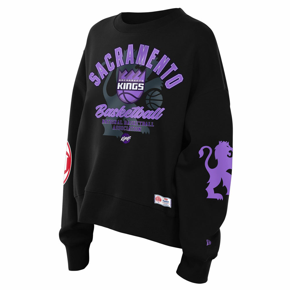New Era Sacramento Kings Women's 2025/26 City Edition Sweatshirt Black
