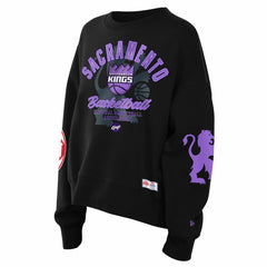 New Era Sacramento Kings Women's 2025/26 City Edition Sweatshirt Black