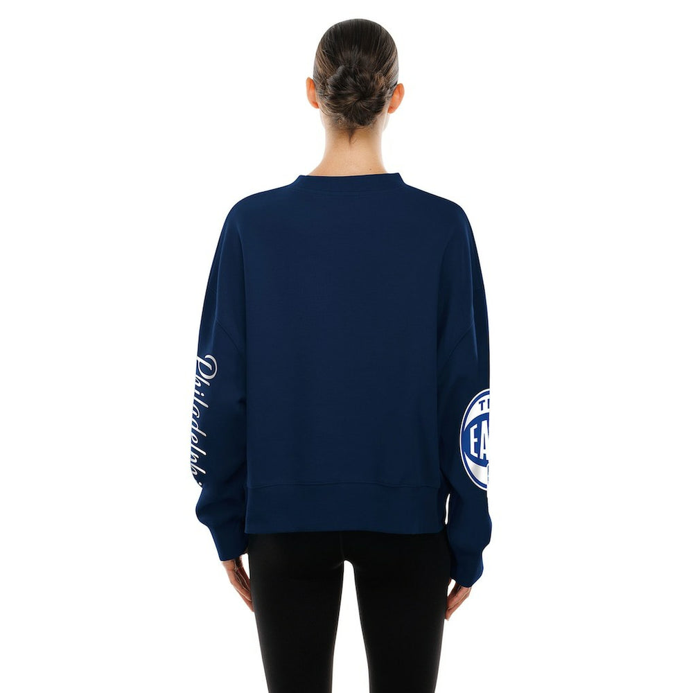 New Era Philadelphia 76ers Women's 2025/26 City Edition Sweatshirt Navy