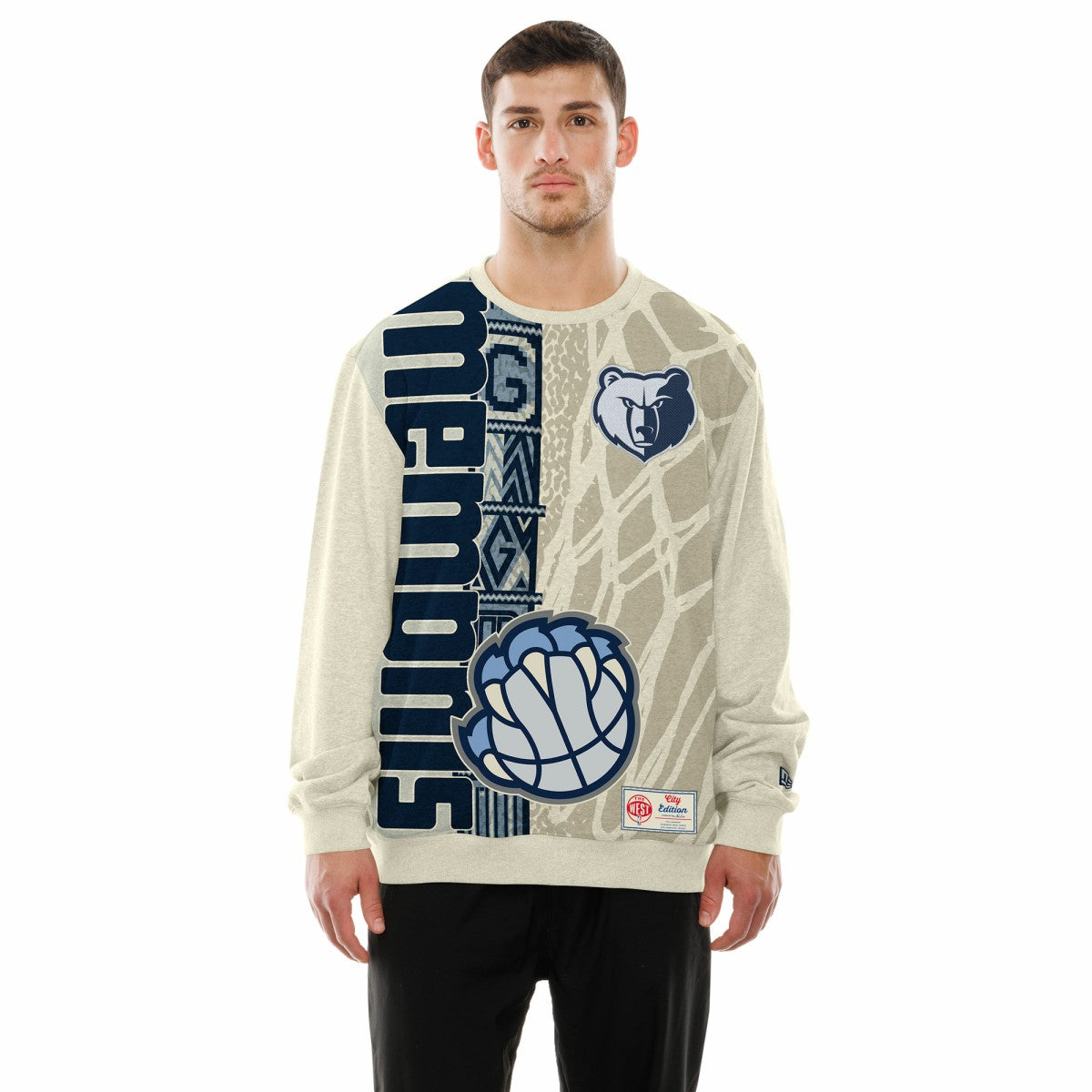 New Era Memphis Grizzlies 2025/26 City Edition Sweatshirt Tan