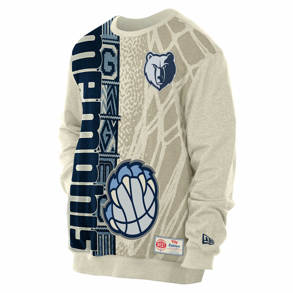 New Era Memphis Grizzlies 2025/26 City Edition Sweatshirt Tan