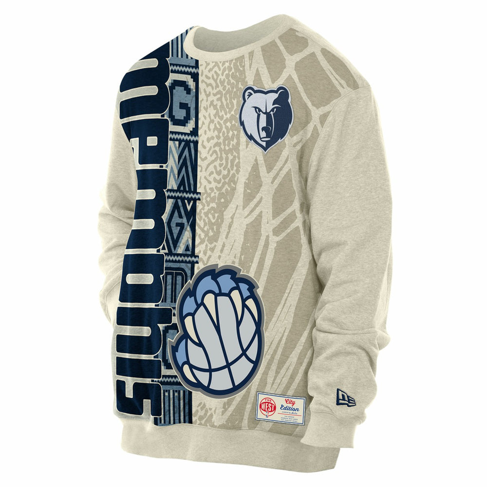 New Era Memphis Grizzlies 2025/26 City Edition Sweatshirt Tan