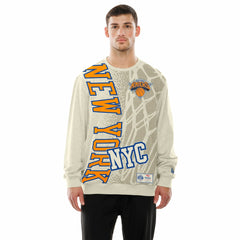 New Era New York Knicks 2025/26 City Edition Sweatshirt Tan