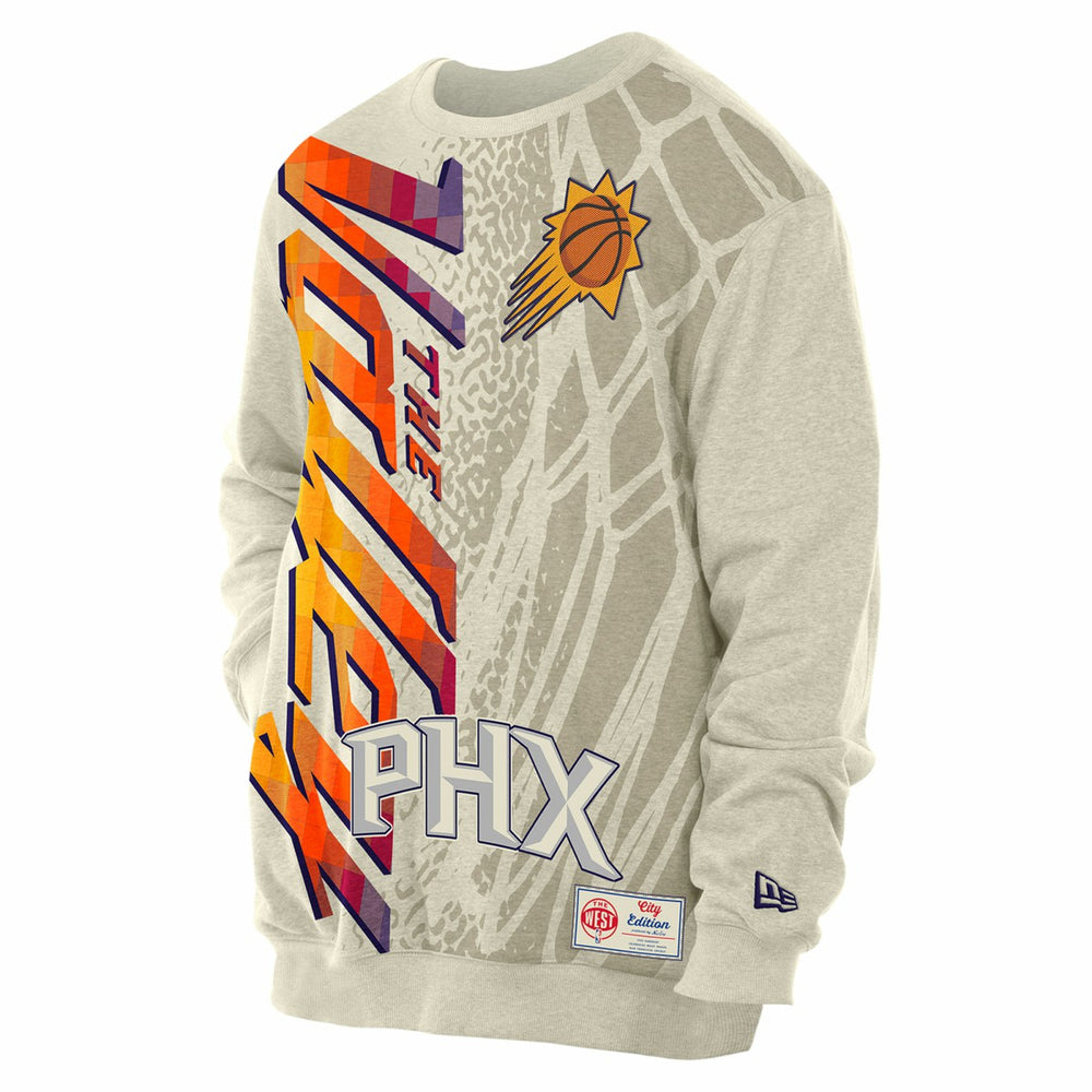 New Era Phoenix Suns 2025/26 City Edition Sweatshirt Tan