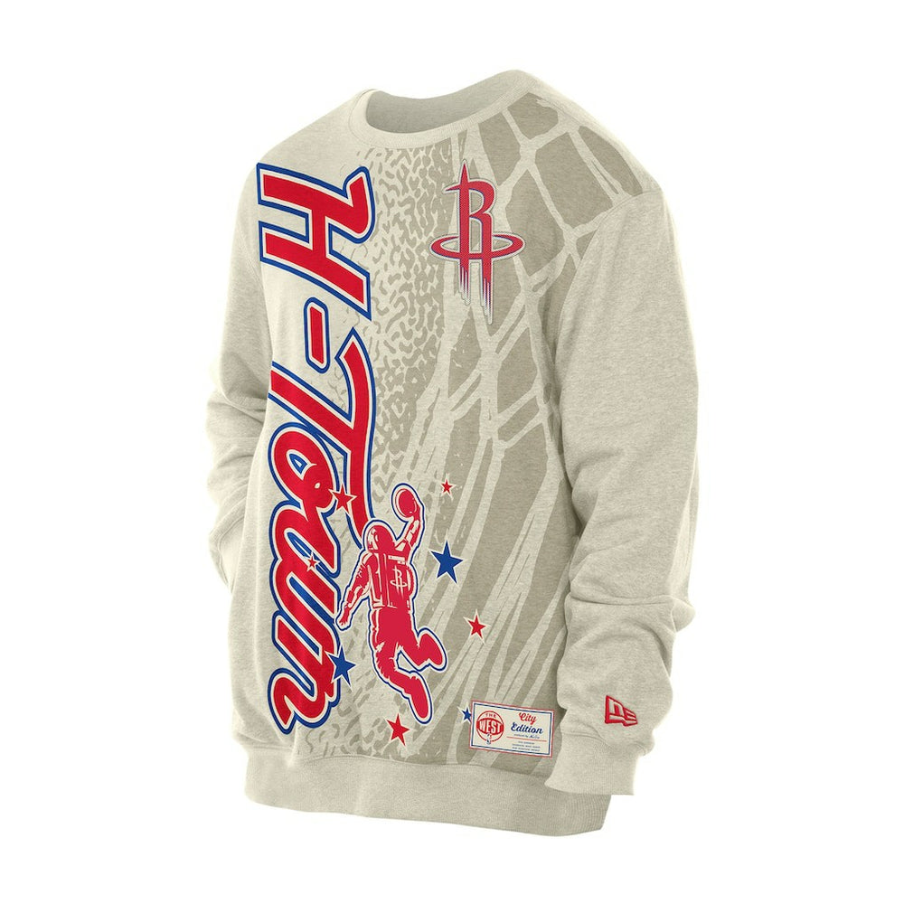 New Era Houston Rockets 2025/26 City Edition Sweatshirt Tan