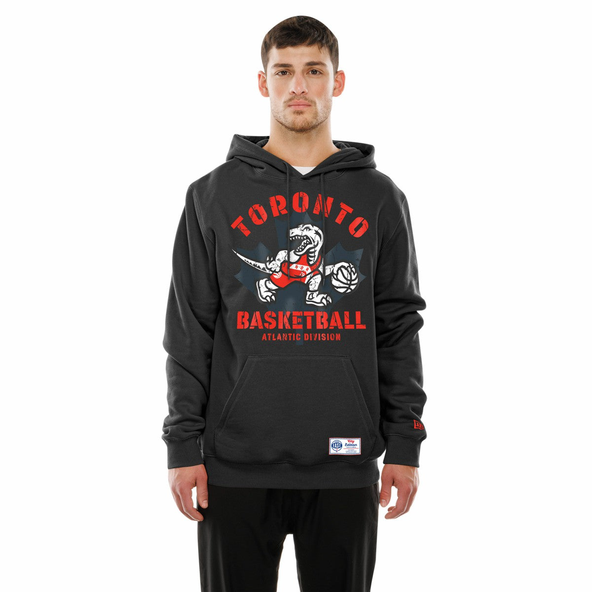 New Era Toronto Raptors 2025/26 City Edition Fleece Hoodie Black