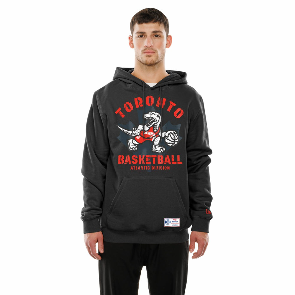 New Era Toronto Raptors 2025/26 City Edition Fleece Hoodie Black